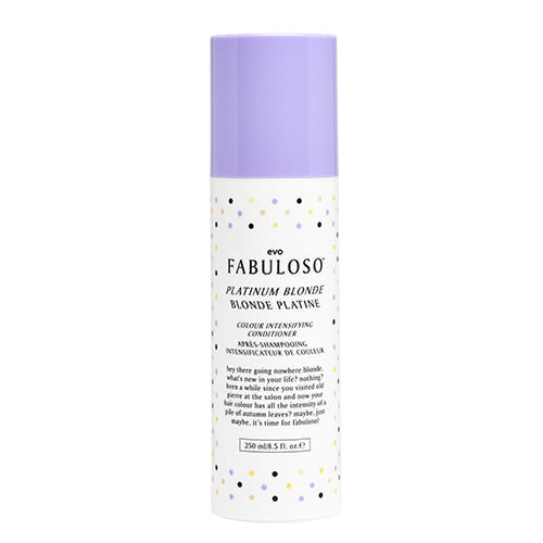 evo fabuloso platinum blonde colour intensifying conditioner 250ml