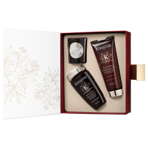 Kérastase Aura Botanica Bath and Soin Fondamental with Candle pack