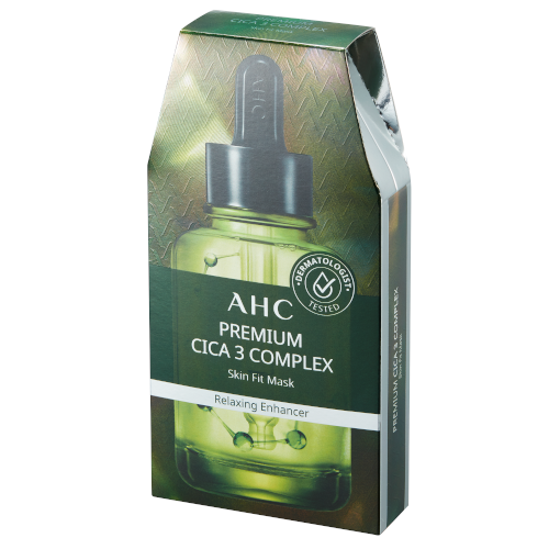 AHC Premium CICA3 Complex Skin Fit Mask 27ml - 5 Pack by AHC