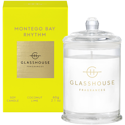 Glasshouse MONTEGO BAY RHYTHM Candle 60g by Glasshouse Fragrances