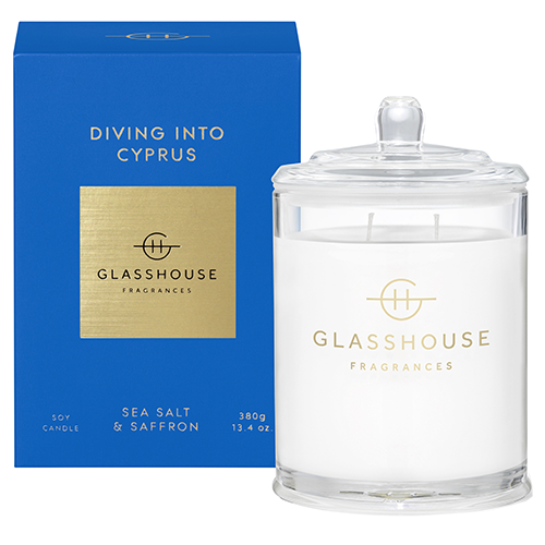 Glasshouse DIVING INTO CYPRUS Candle 380g
