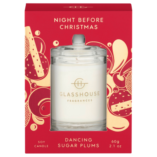 Glasshouse Fragrances Night Before Christmas Candle - 60g