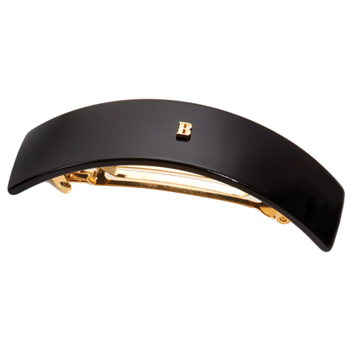 Balmain Paris Large Barrette- Black by Balmain Paris Hair Couture