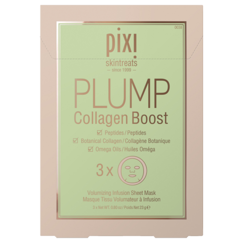 Pixi PLUMP Collagen Boost Sheet Mask 3 pack by Pixi