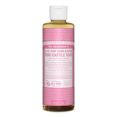 Dr. Bronner Castile Liquid Soap - Cherry Blossom 237ml