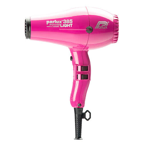 Parlux Power Light 385 Ionic & Ceramic Hairdryer - Fuchsia