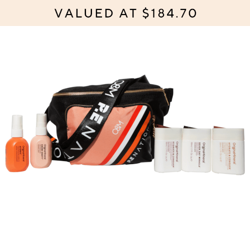 O&M x P.E. Nation Bum Bag Travel Set