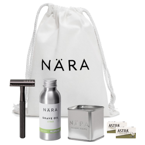 Nära Shaving Starter Kit -Matte Black
