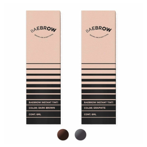 Baebrow Instant Eyebrow Tint - Duo Graphite / Dark Brown by Baebrow