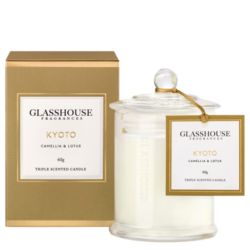 Glasshouse Kyoto Mini Candle - Camellia & Lotus 60g