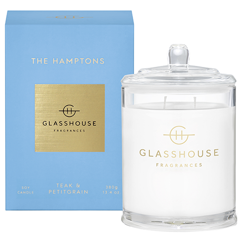 Glasshouse THE HAMPTONS Candle 380g by Glasshouse Fragrances