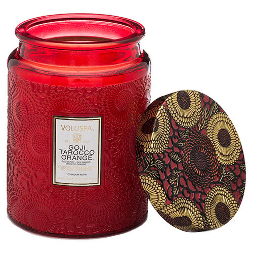 Voluspa Goji Tarocco Orange Jar Candle