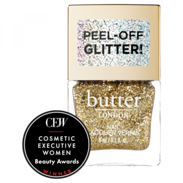 Butter London Glazen Peel Off Glitter Lacquer- Gold Rush