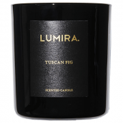 Lumira Glass Candle - Tuscan Fig Large