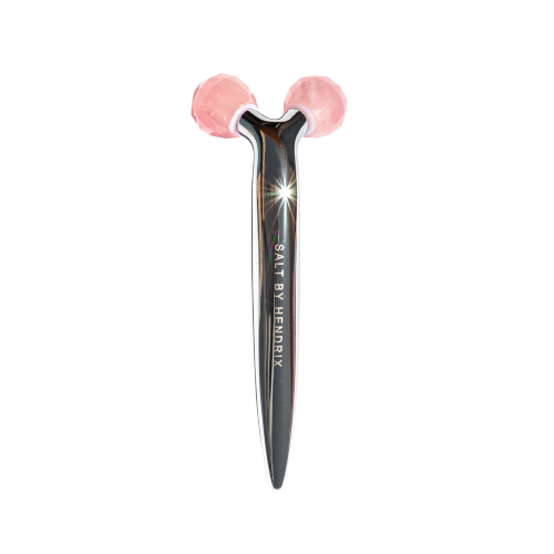 SALT BY HENDRIX Y-Shaped Face Sculptor- Silver + Rose Quartz by SALT BY HENDRIX