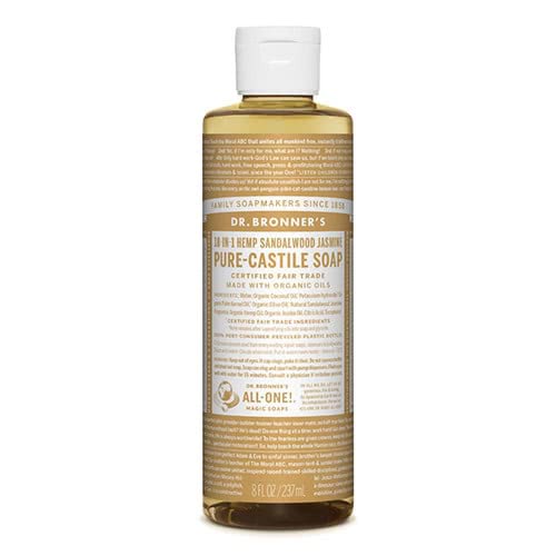 Dr. Bronner Castile Liquid Soap - Sandalwood & Jasmine 237ml