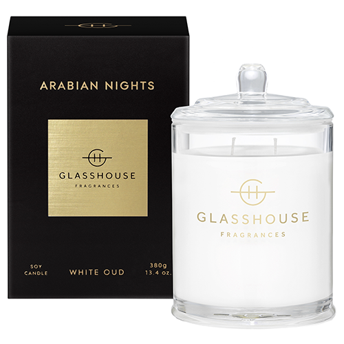 Glasshouse ARABIAN NIGHTS Candle 380g by Glasshouse Fragrances