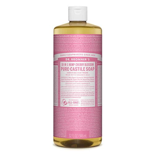 Dr. Bronner Castile Liquid Soap - Cherry Blossom 946ml