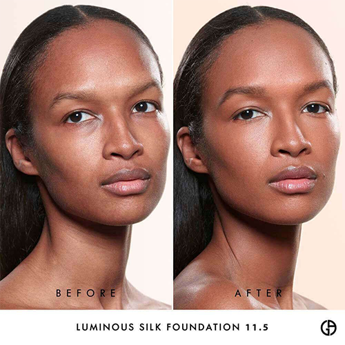 giorgio armani luminous silk foundation before and after