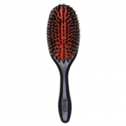 Denman Natural Bristle Single Nylon Quill Medium Grooming Brush