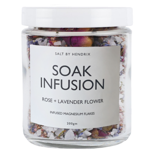 SALT BY HENDRIX Soak Infusion - Rose + Lavender Flower by SALT BY HENDRIX