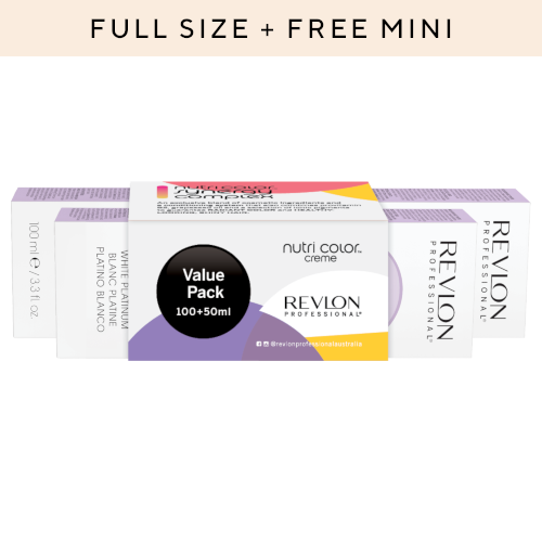 Revlon Professional Nutri Color Duo 100ml & 50ml - 1002 White Platinum
