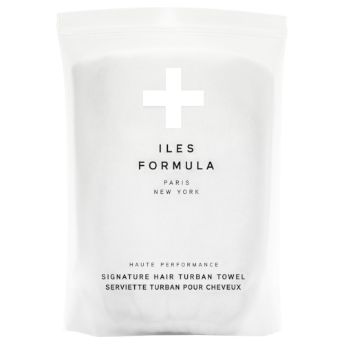 Iles Formula Hair Turban Towel White