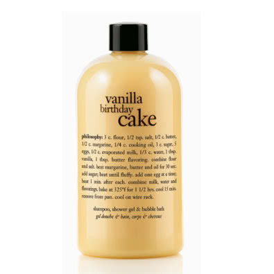 philosophy vanilla birthday cake