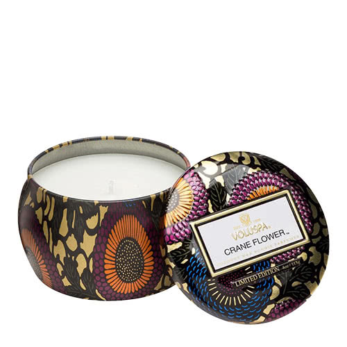 Voluspa Crane Flower Tin