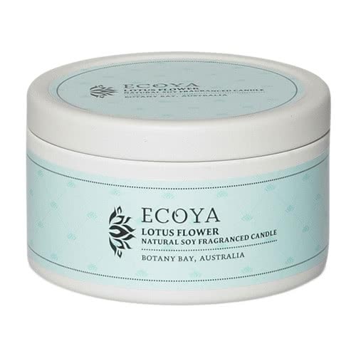 Ecoya Everyday Tin Candle Lotus Flower Reviews + Free Post