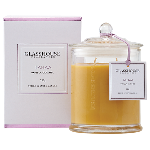 Glasshouse Tahaa Candle - Vanilla Caramel 350g