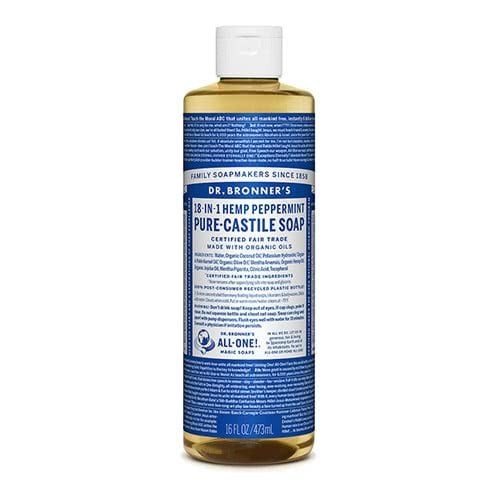 Dr Bronner's Castile Liquid Soap - Peppermint