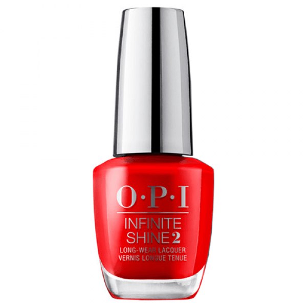 OPI Infinite Shine Unrepentantly Red
