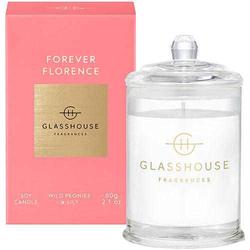 Glasshouse FOREVER FLORENCE Candle 60g by Glasshouse Fragrances
