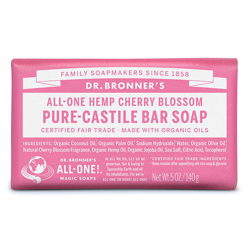 Dr. Bronner Castile Bar Soap - Cherry Blossom