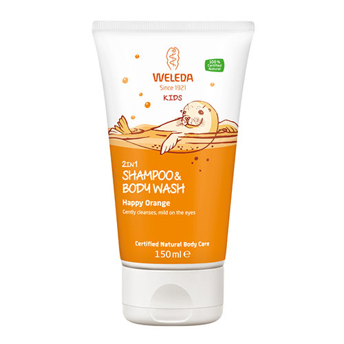 Weleda Kids 2in1 Shampoo & Body Wash - Happy Orange