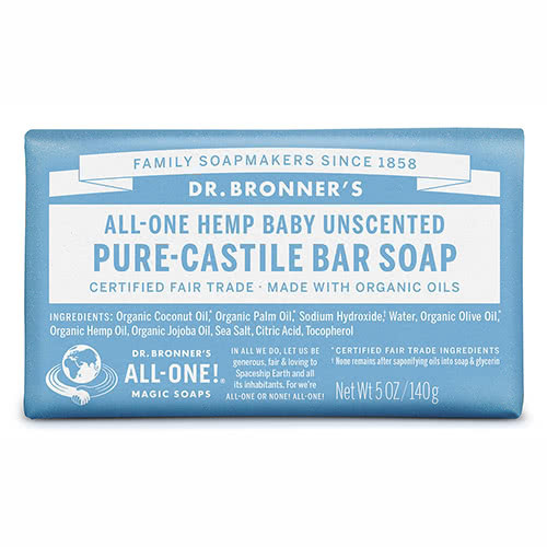 Dr. Bronner Castile Bar Soap - Baby-Mild