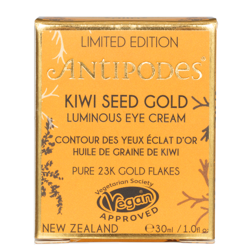Antipodes Kiwi Seed Gold Luminous Eye Cream 30ml + Free Post