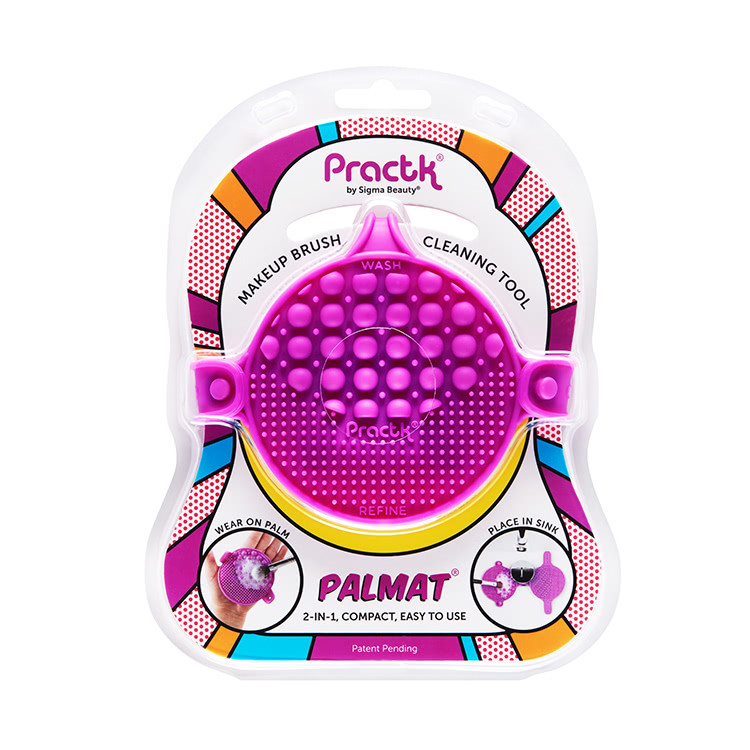 Palmat Makeup Brush Cleaning Tool - Purple