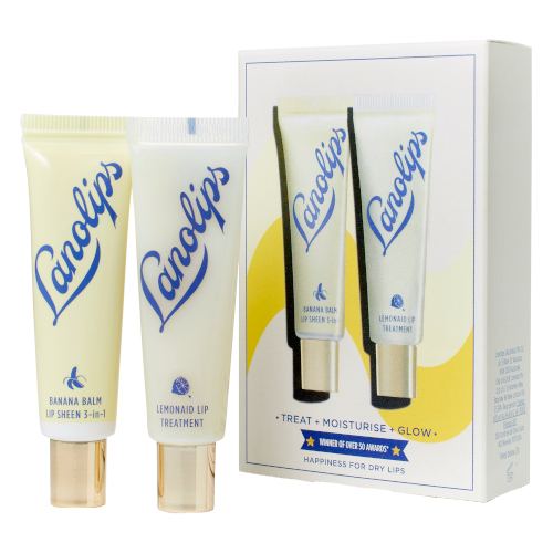 Lanolips Lemonaid & Banana Balm Lip Treatment Duo