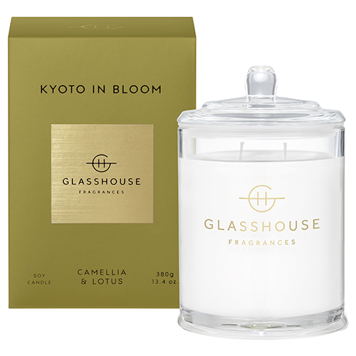 Glasshouse KYOTO IN BLOOM Candle 380g by Glasshouse Fragrances