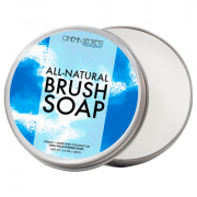 Cinema Secrets All-Natural Solid Brush Soap With Scrubber -100G