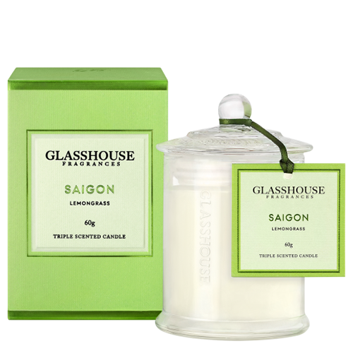 Glasshouse Saigon Mini Candle - Lemongrass 60g