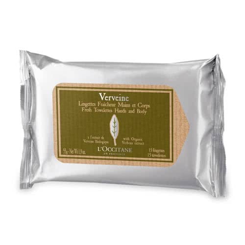 L'Occitane Verbena Fresh Towelettes for Hand & Body