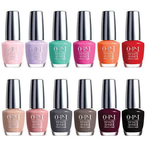 Opi Infinite Shine Colour Chart