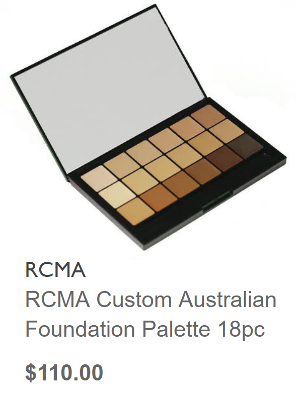 Shop RCMA Custom Australian Foundation Palette 18pc