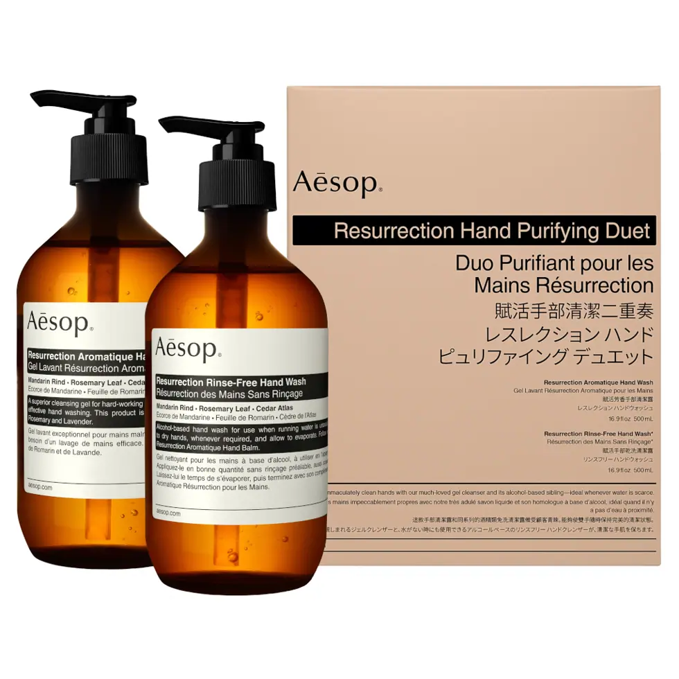 Aesop Hand Purifying Duet: Cleanse and Hydrate