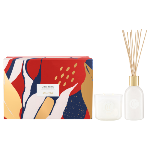 Circa Home Oceanique Classic Candle 260g and Diffuser Gift Set