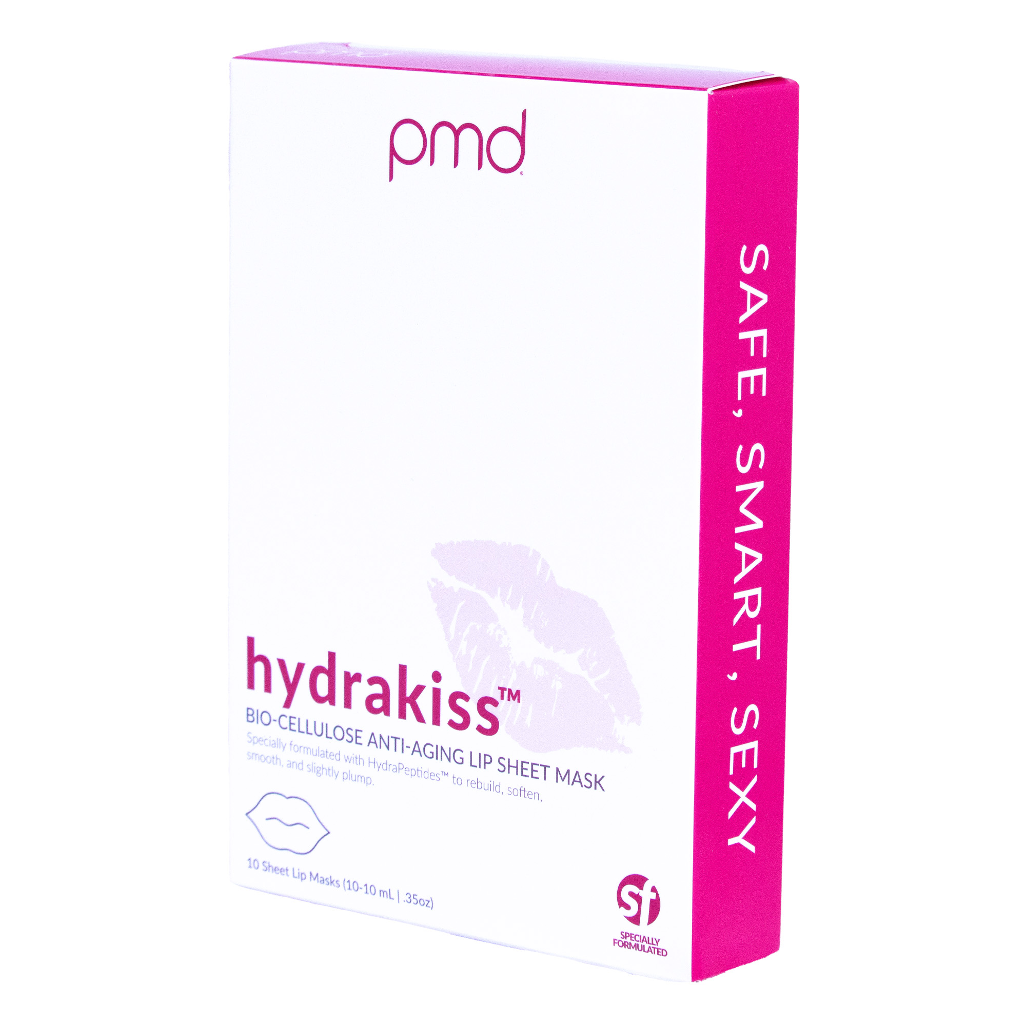 PMD Beauty Hydrakiss Bio-Cellulose Anti-Aging Lip Sheet Mask - 5 Masks