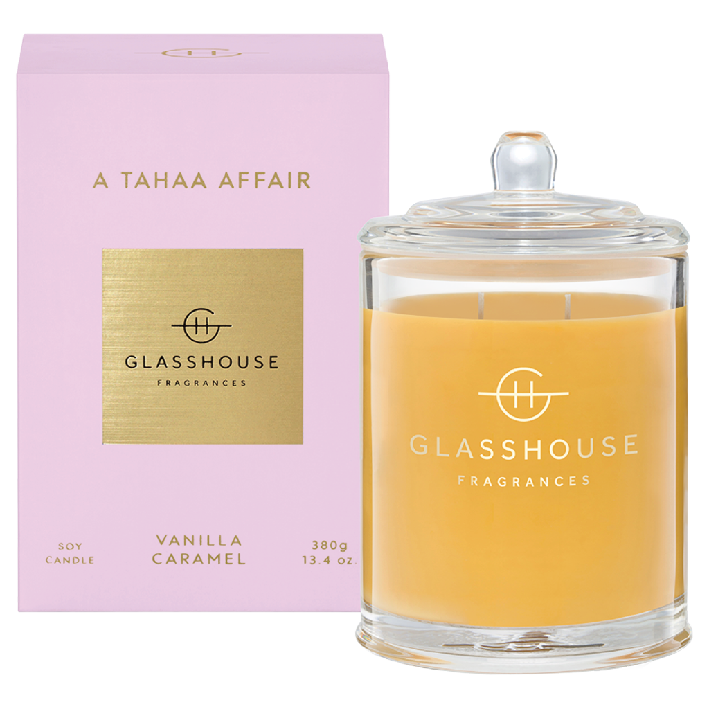 Glasshouse A TAHAA AFFAIR Soy Candle: Vanilla candle